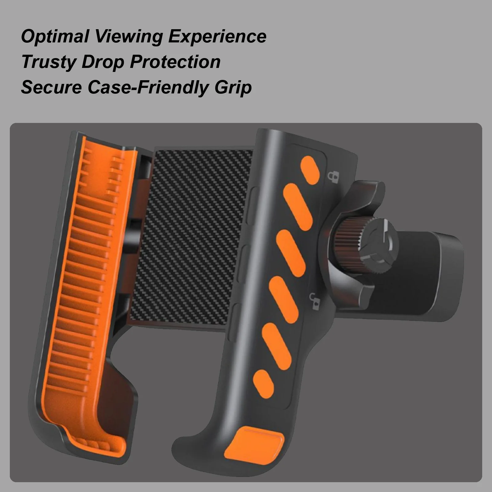 

Golf Phone Holder Cell Phone Holder For Golf Cart Magnetic 360 Degree Rotation Clamp Anti-Slip Stand Portable Quick-Release Rack