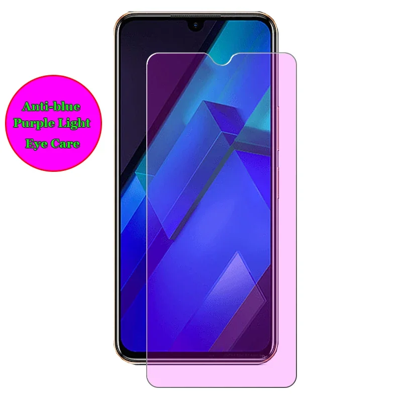 For Infinix Note 30 30i 11 12 12i G96 Pro VIP 2023 Anti blue Purple Light Ray Eye Care Tempered Glass 9H Screen Protector Film