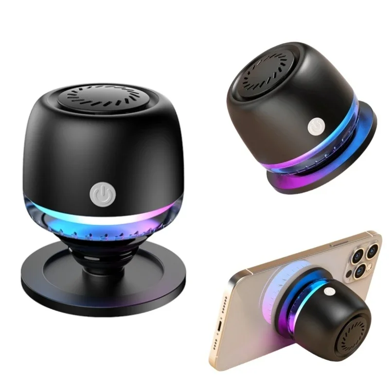 

Portable RGB Bluetooth Speakers Subwoofer Mini Cute Audio Outdoor Bass Home Theater Atmosphere Light Cell Phone Airbag Bracket