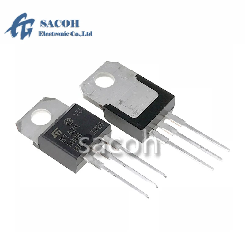 

SACOH Electronic Components 100% Brand New Original In Stock BTA24-600B 10Pcs