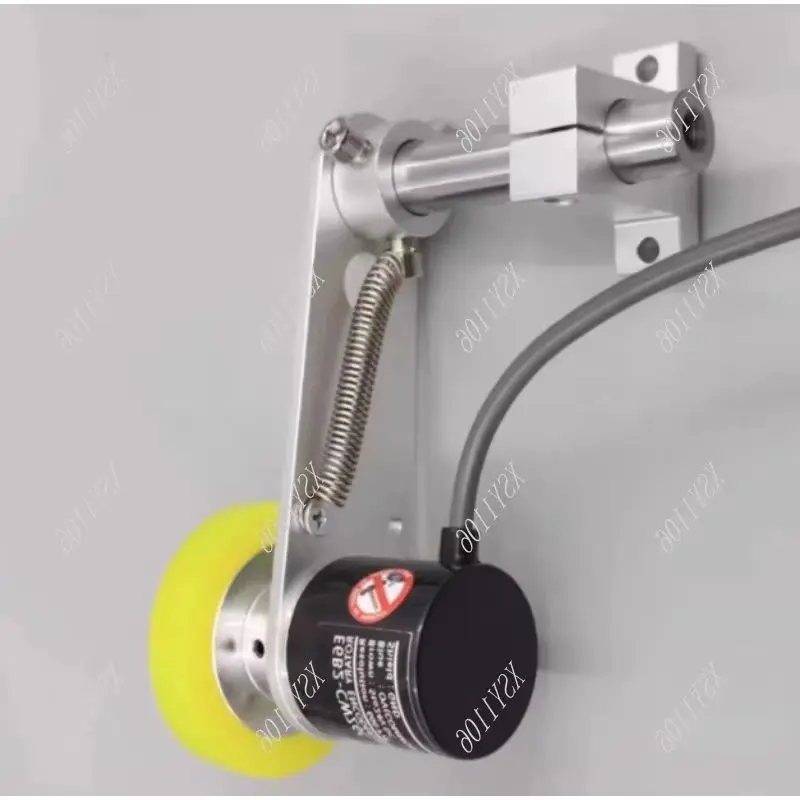 E6B2 Precision Incremental Rotary Encoder Kit with Spring Mount Silicone Wheel for Meter Counting