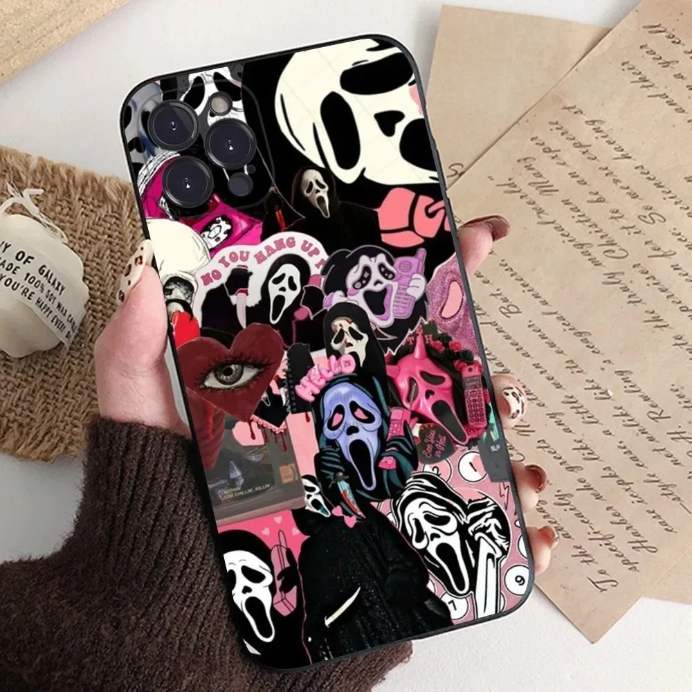 Ghostface Scream Terror Horror Silicone Phone Case For Samsung Galaxy S10 S20 S21 S22 S23 S24 FE Plus Ultra Note 20