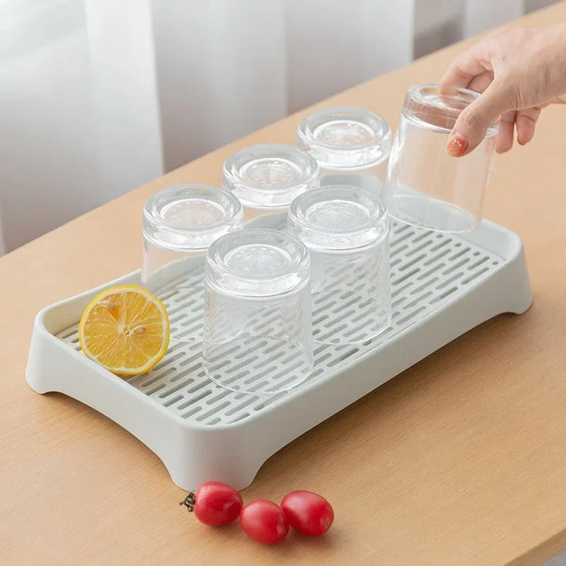 Rectangular Tea Tabl Tray Home Kitchen Fruit Dessert Tray Tea Tray Tea Table Bathroom Soap Tray Coffee Tea Cutlery Holder