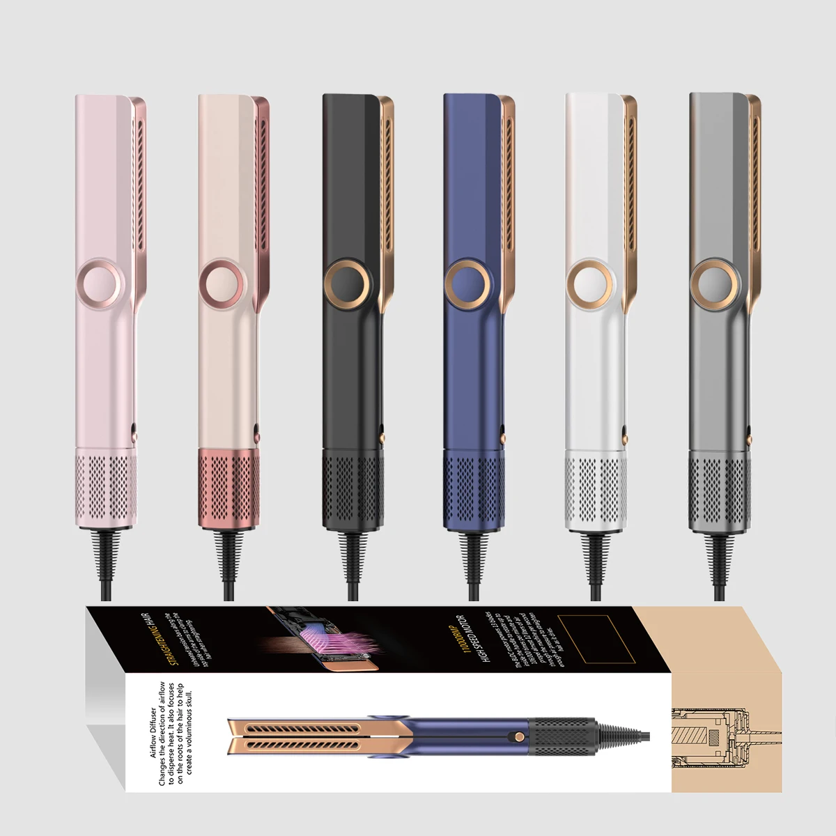 

Умная библиотека товаров: трендовые новинки, роскошные приборы для ухода за волосами и укладки, выпрямители, фены, стайлеры для волос.