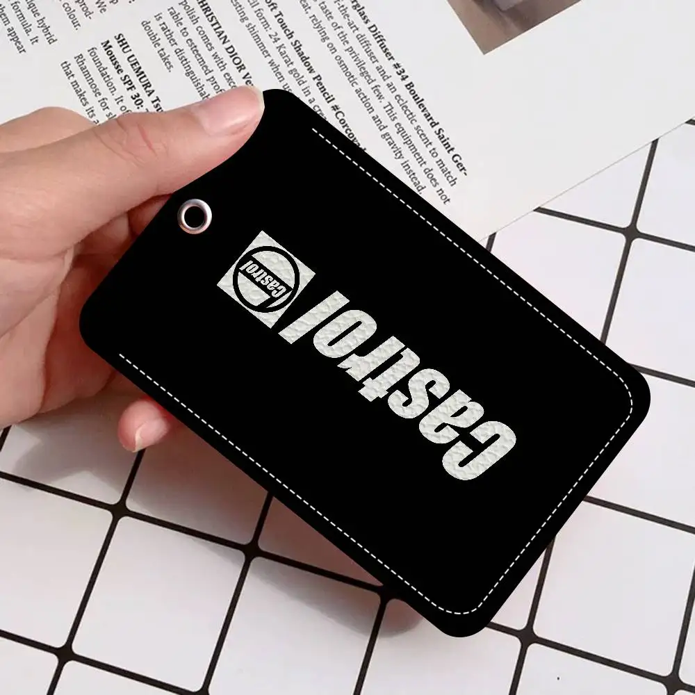 C-Castrol-S-S Personalised Holder Suitable For Bank Card,Subway, Bus Card Wallet Card Case Badge Holder Keychain