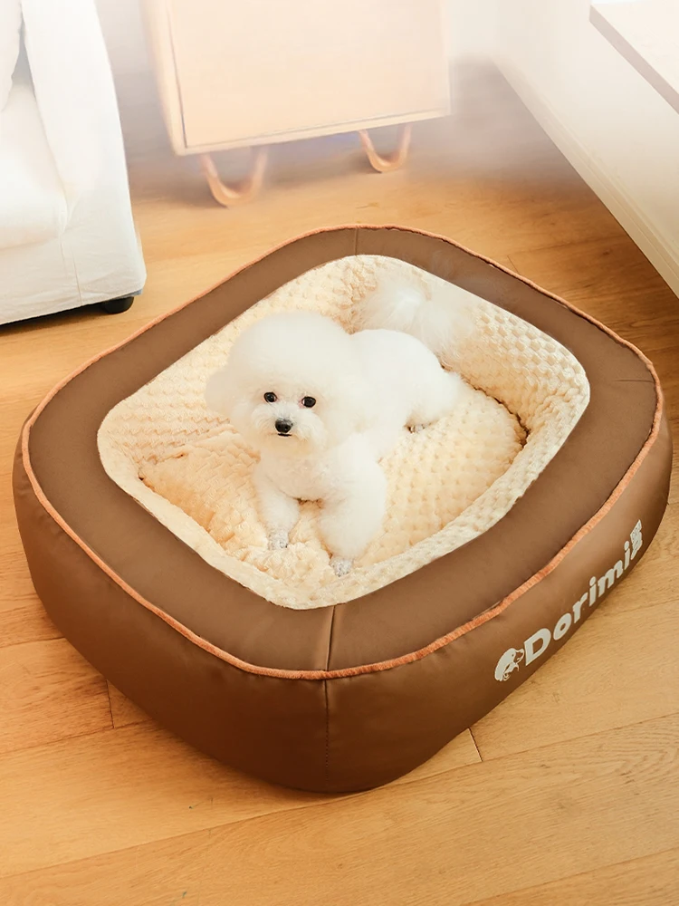 

Thickened Removable And Washable Dog Bed All Season Universal for Medium to Large Dogs Warm Sofa Style Pet Mat for Sleeping
