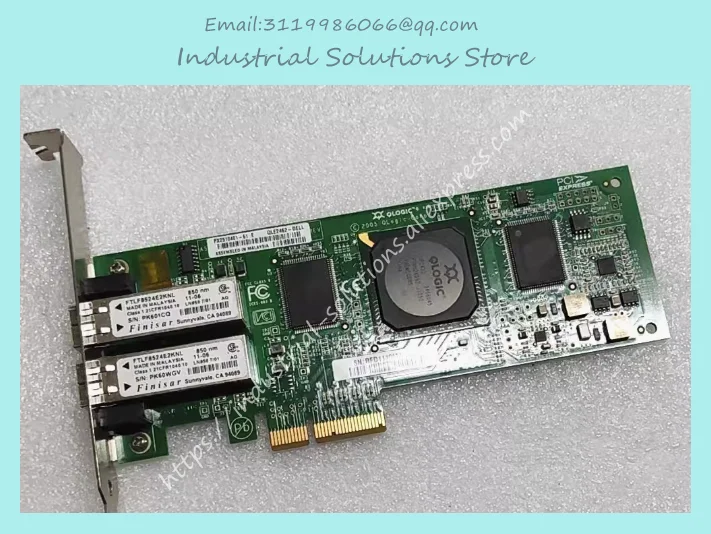 

Original QLE2462-CK PCI-E 4GB Dual Channel Optical Fiber 100% Tested Perfect Quality