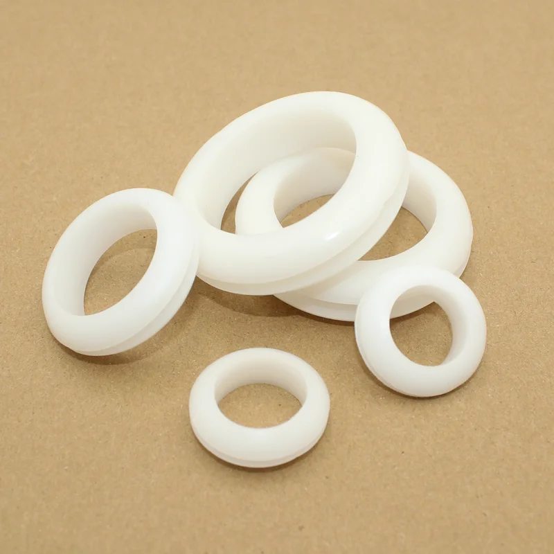 Total 1000/300p White Rubber Seal Ring Sealing Grommet Gasket O-ring 3-60mm Protect Wire Cable Hole Protection Ring Shim Washer