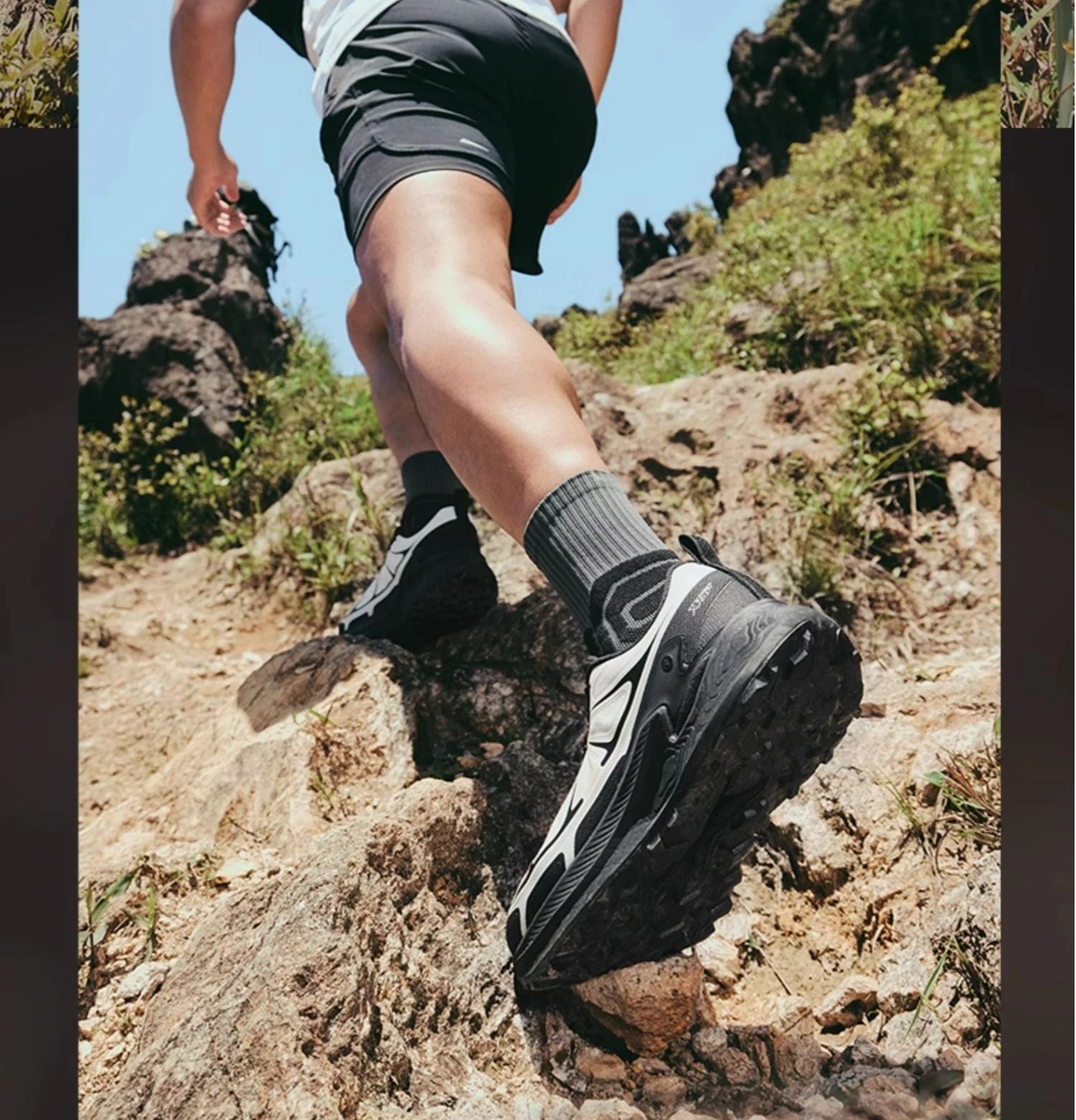 Xtep Chase Mountain Herren-Wanderschuhe, Sommer, rutschfest, stoßdämpfend, leicht, Outdoor-Sneaker 875319170005 – Detail 22