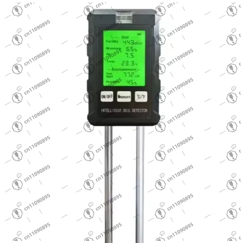 

Новый интеллектуальный детектор почвы 6-в-1 для тестирования pH, температуры, влажности и удобства.