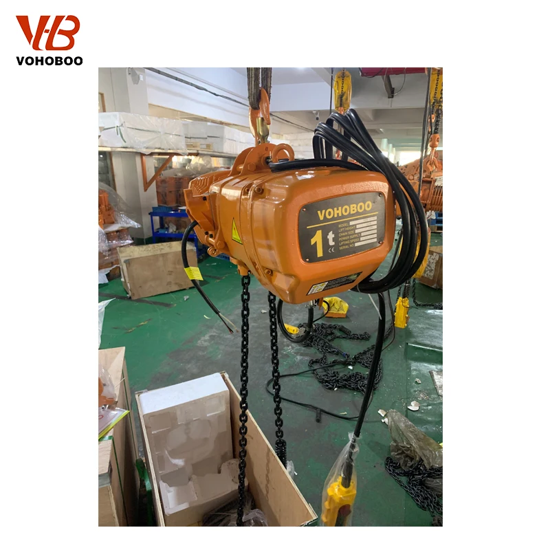 Best selling construction equipment electrical chain hoist 1 ton 2 ton 3 ton with wireless remote control