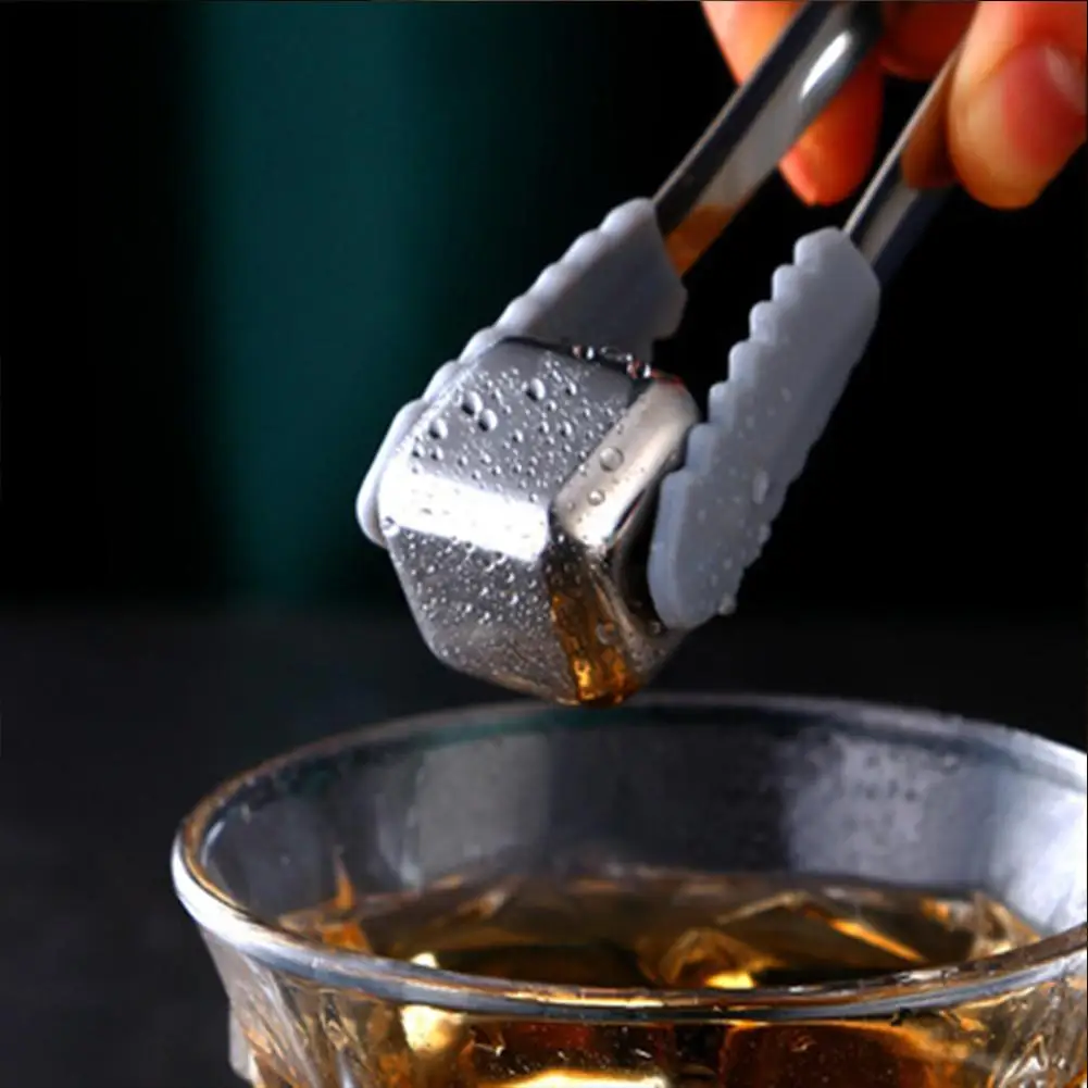 

Reusable Ice Cubes Rust-proof Ice Tartar Ice Grains Stainless Steel Whiskey Chilling Stones Quick Cooling Tool