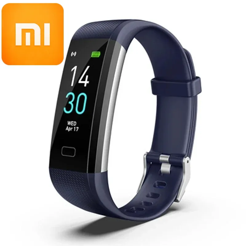 

Смарт-браслет Xiaomi для мужчин и женщин: измерение температуры, давления, пульса, фитнес-трекер, часы