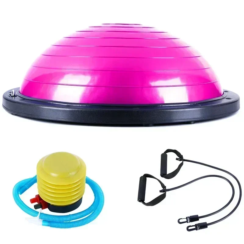 Best-selling Stability Semi-Dr. Pilates Ball PVC Sports Balance Semi-yoga Ball Tirap Fitness Ball