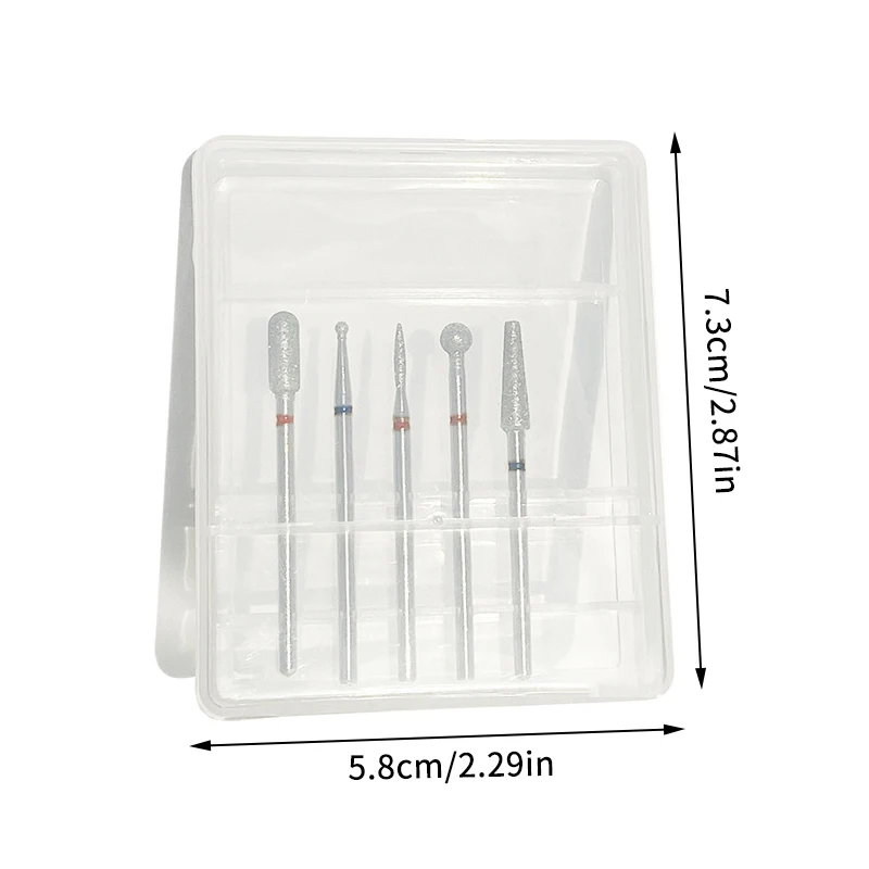 네일 드릴 비트 전기 네일 드릴 용 밀링 커터 죽은 피부 제거 매니큐어 기계 네일 파일 액세서리