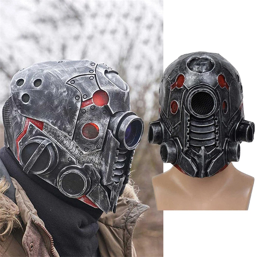 

Аниме Cyberpunk Robot Mask латексная маска для косплея Хэллоуин маскарадный реквизит для карнавала