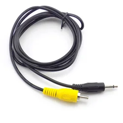 1.5 Meter 3.5 mm Single RCA male 1/8