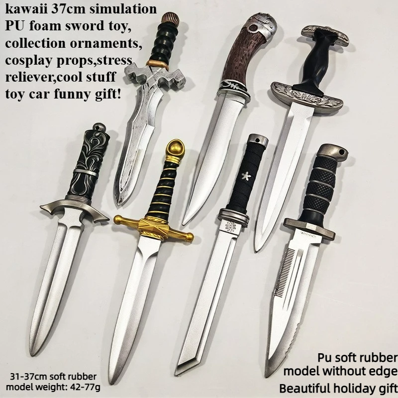 Cool Stuff Halloween Grappig Cadeau-Kawaii 38cm Simulatie Plastic Zwaard Speelgoed, My Melody Cosplay Props, Stress Reliever, Speelgoed voor kinderen