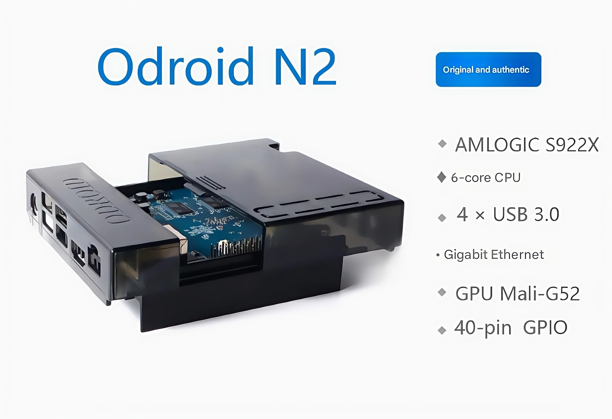 TopElec Odroid N2+ development board hexa-core Amlogic s922x Hardkernel Android