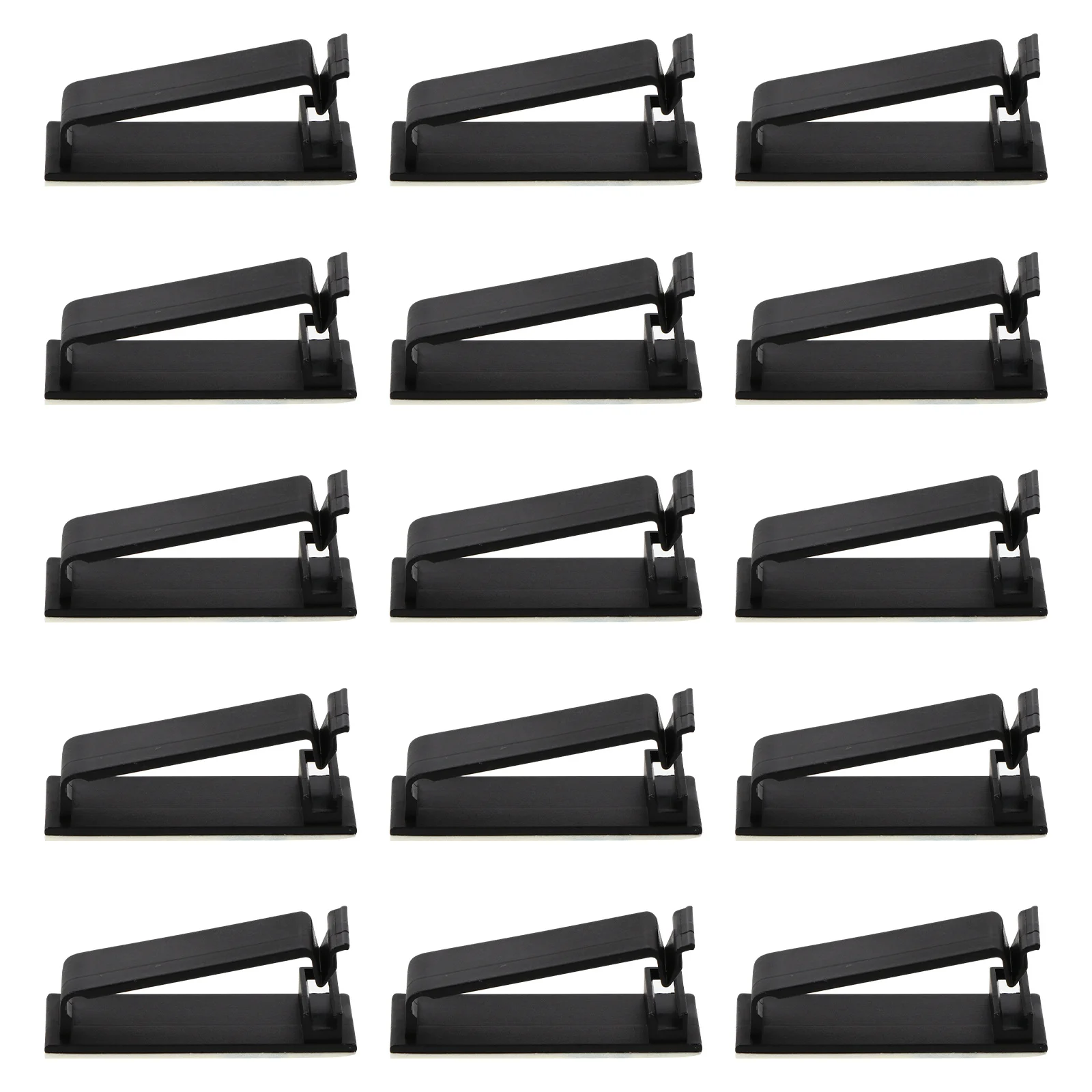 

20Pcs Self Adhesive Cord Clips Wire Holder Strong Adhesive Cable Organizers No Screw Hole for Computer USB Cable Management