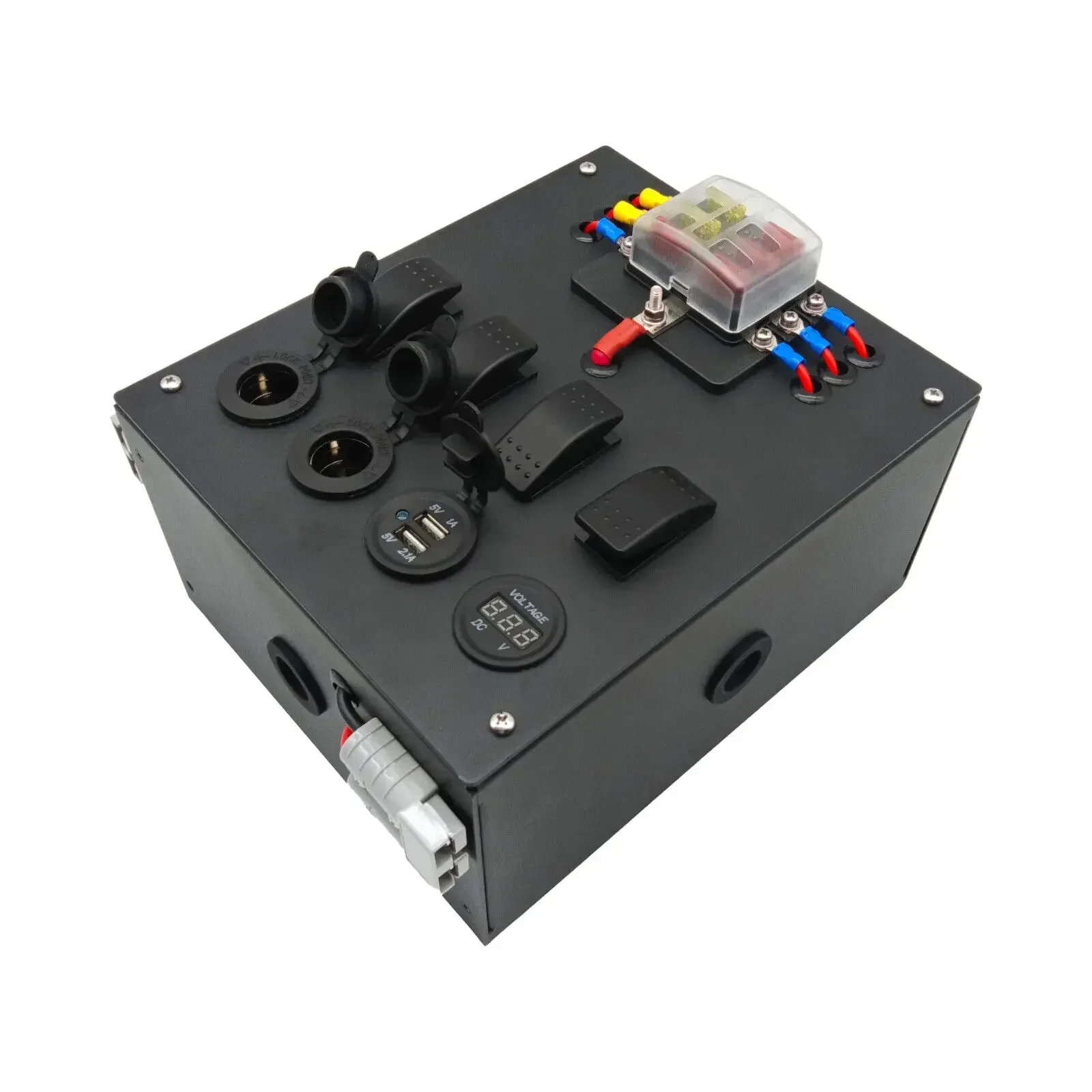 Fuse box control connector rocker switch 12v car mini power box