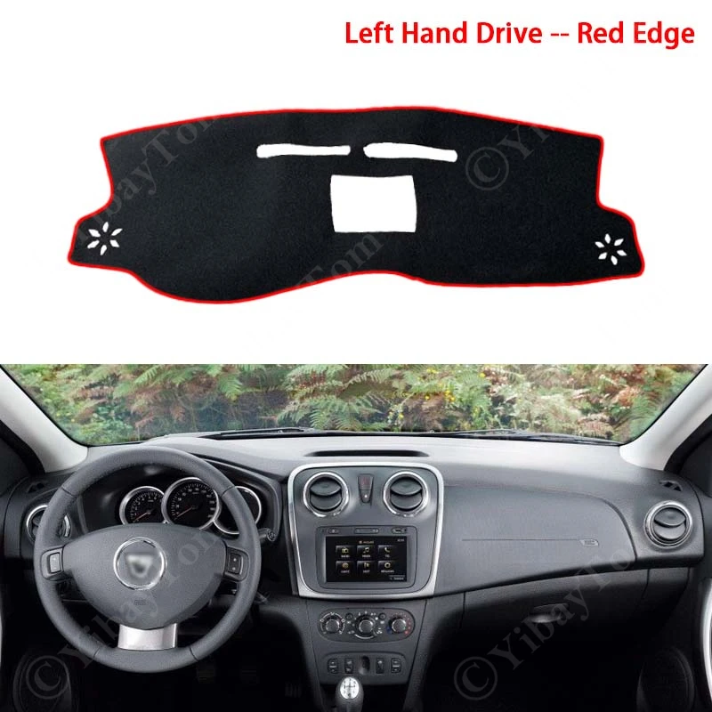Couverture de tableau de bord intérieur de voiture pour Renault, Pare-soleil pour Renault Captur 2014, 2015, 2016, 2017, 2018, 2019, LHD, RHD, 2 couches  34