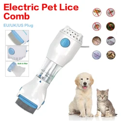 3 in 1 Pet Dog Cat Brush pettine elettrico Anti pidocchi multifunzionale Cat Head rimozione delle pulci Killer spazzola per cani pettine elettrico accessorio per animali domestici