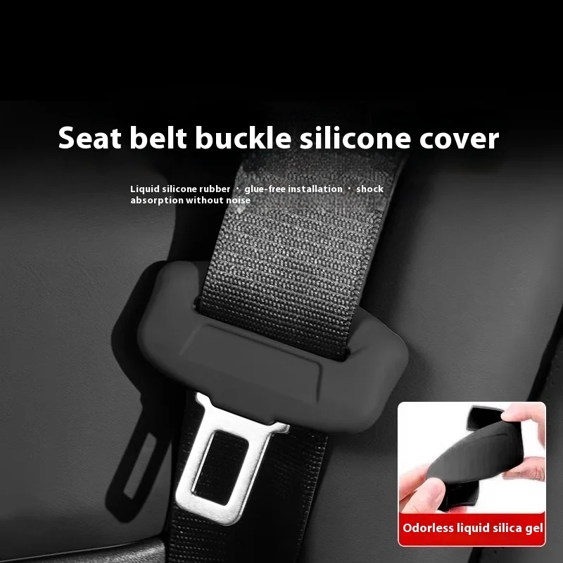For Toyota Camry Asia Dragon Sena Grevia Rong Fang Feng Landa Seat Belt Protective Cover Silicone Crash Cover Accessories CAR