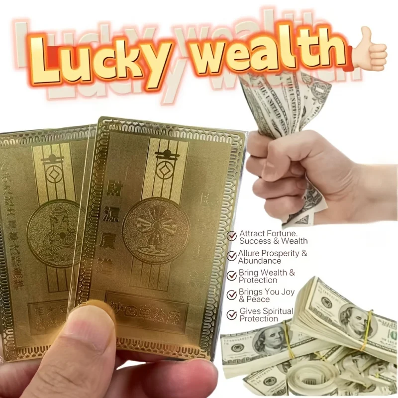 

Счастливый медный амулет фэн-шуй, привлекатель богатства, амулет, талисман успеха и мира, домашний декор, наклейки, подарок