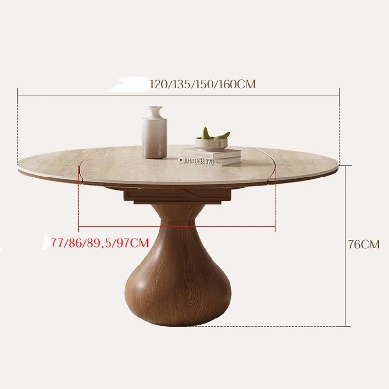 Vintage Aesthetic Table Italian Design Beauty Minimalist Dining Table Elegant Exquisite Tavolo Pranzo Dining Room Furniture