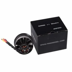 FMS 50 mm 11-łopatkowy wentylator kanałowy EDF 2627 5400KV 3S / 4500KV 4S Silnik bezszczotkowy