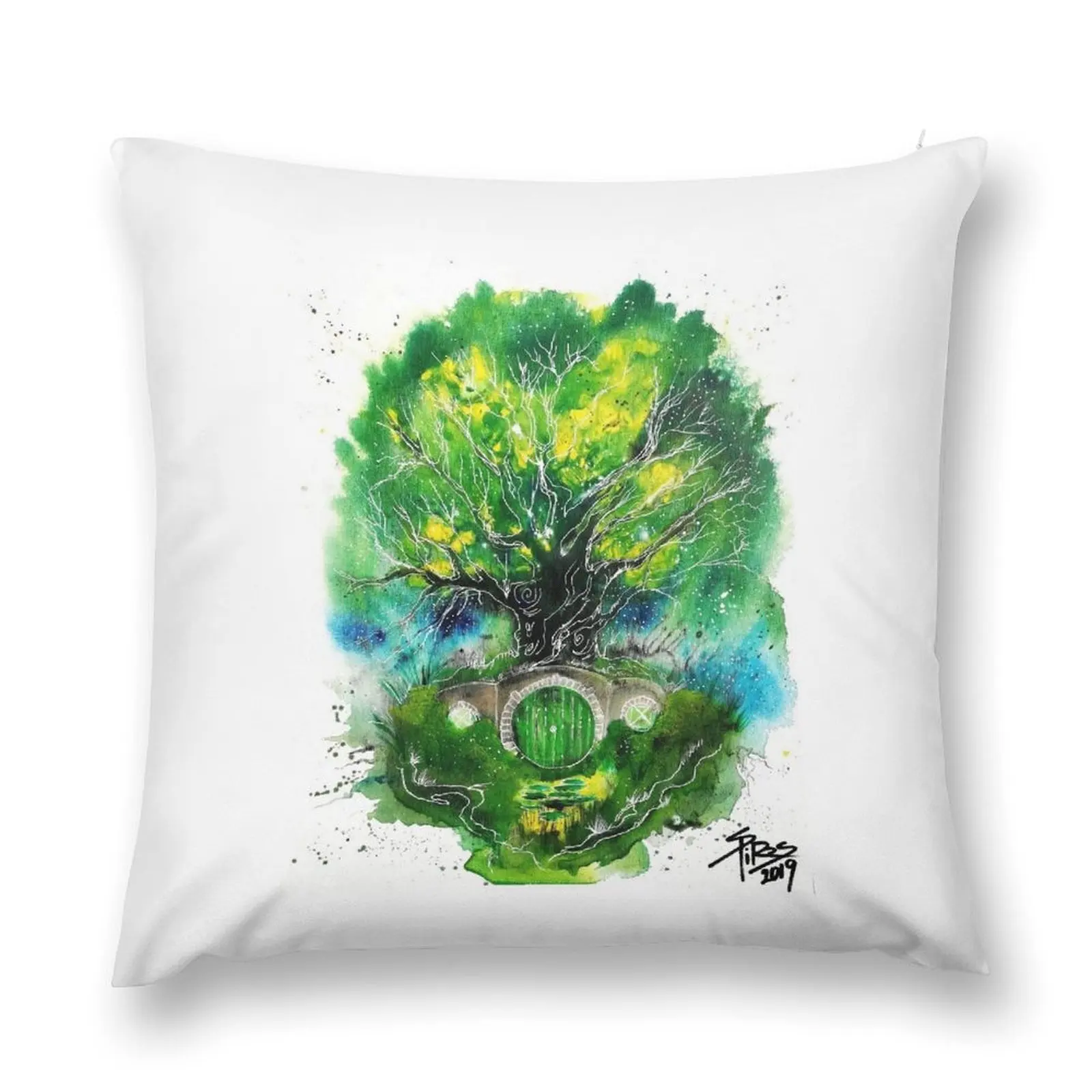 

Under the Hill Throw Pillow Luxury Pillow Case Custom Cushion Photo Christmas Pillow Christmas Pillowcase