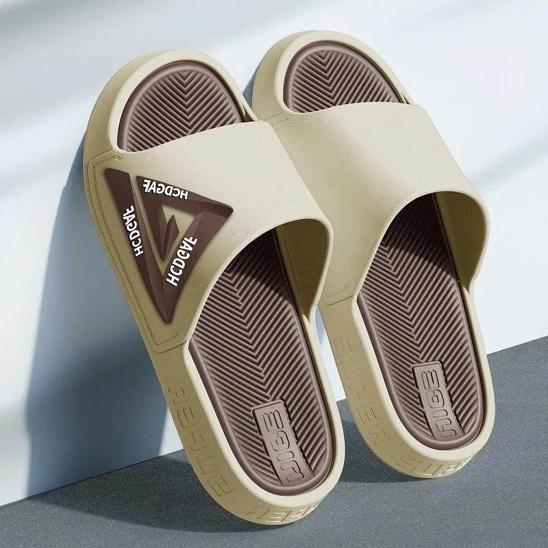 Men's Outdoor Slip-resistant Anti-odour Wearable Home Slippers Super Thick Bottom Bathing Shoes Comfortable Summer Sandals