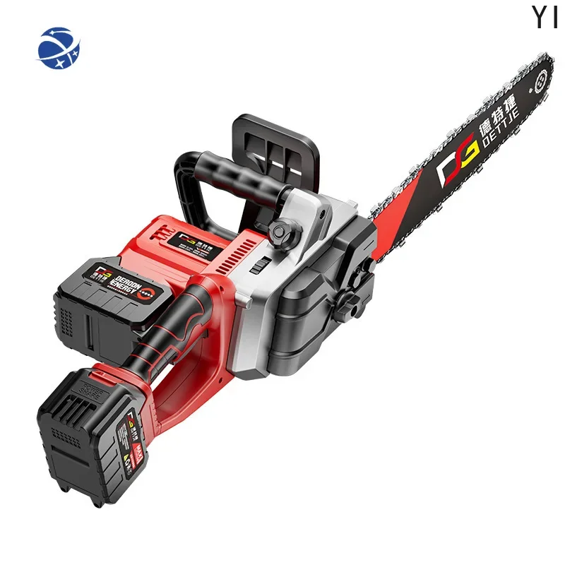 

YYHC Rechargeable dual lithium battery 16 inch high-power electric chain saw lithium electric saw handheld tree saw