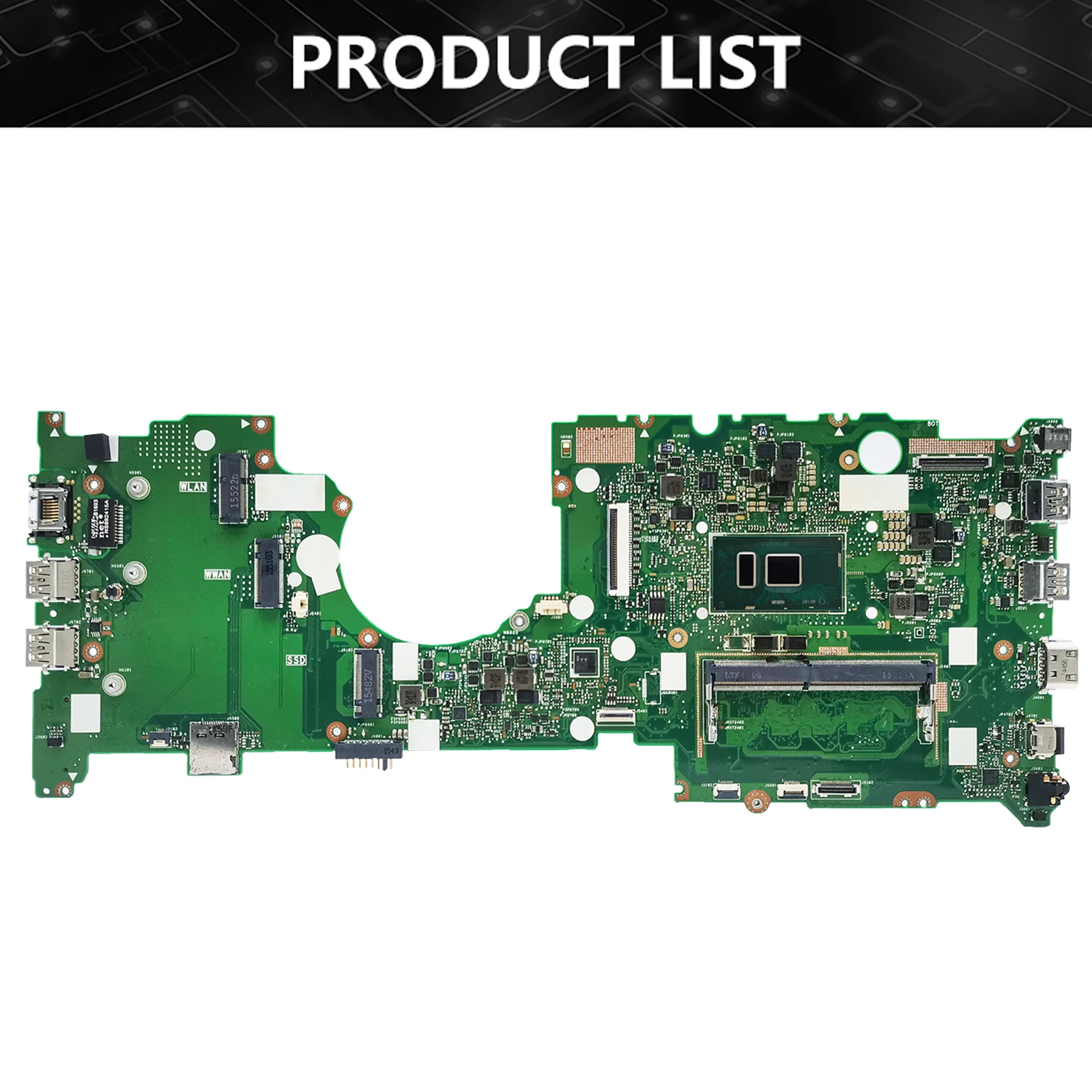 Placa base para portátil ASUS PRO B8430UA, PU40UA, P5430UA, BU403U, PU403UA, i3, i5, i7, 6th Gen, 4GB RAM