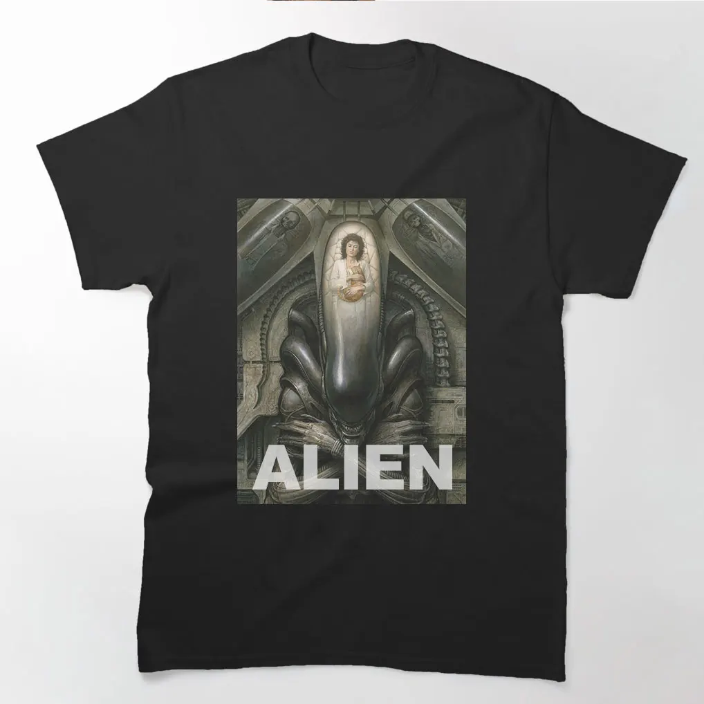 

80s vintage Horro movie Alien Graphic clothes 0731 Ripley Sacry sic fi Space Monster Xenomorph Gift T shirt All size Tops S-6XL