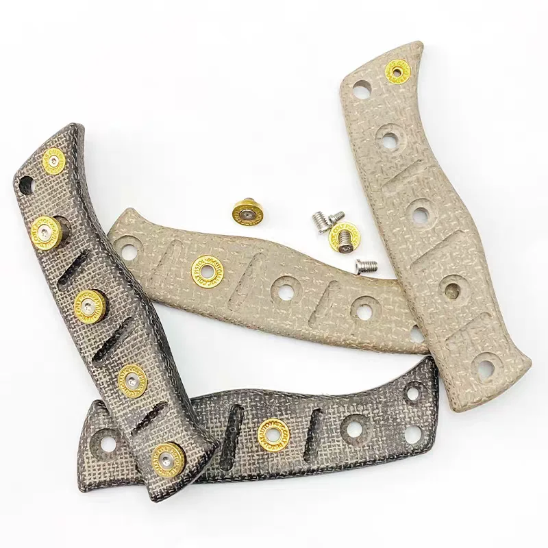 NEW  G10 Made With Screws Kit Knife Grip Handle Scales for Benchmade Fixed Adamas 375 Knives DIY Making Accessories Parts