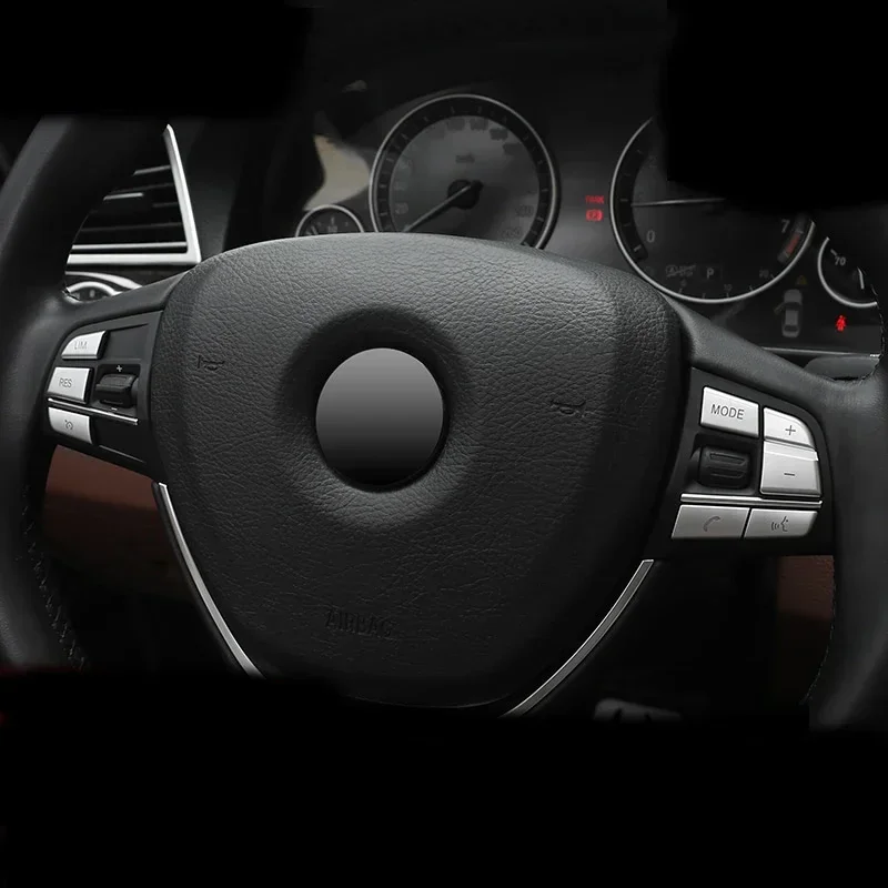 

For BMW X1 X3 F25 X5 F15 F85 F20 F21 F30 F35 F34 F32 F33 F48 F16 F10 Car Steering Wheel Panel Button Trim Sticker Interior Cove