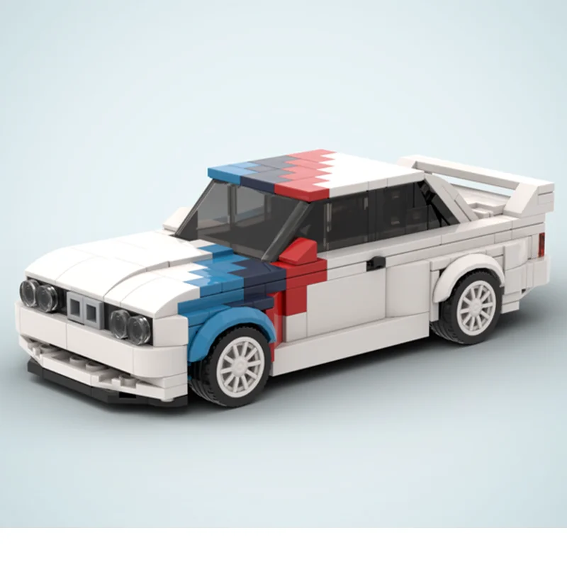 456PCSMOC car model speed champion M3 DTM super sports car DIY creative puzzle assembly building blocks gift