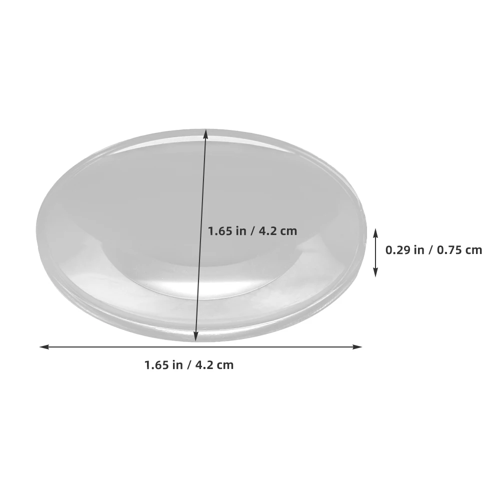 30Pcs Compact Optical Lens Set Good Magnifying Effect Practical for Physics Laboratory Aids Convex Lens