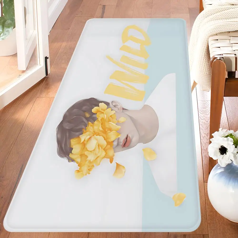 Singer T-Troye S-Sivan Hallway Carpet Washable Non-Slip Living Room Sofa Chairs Area Mat Kitchen Doormat Area Rug