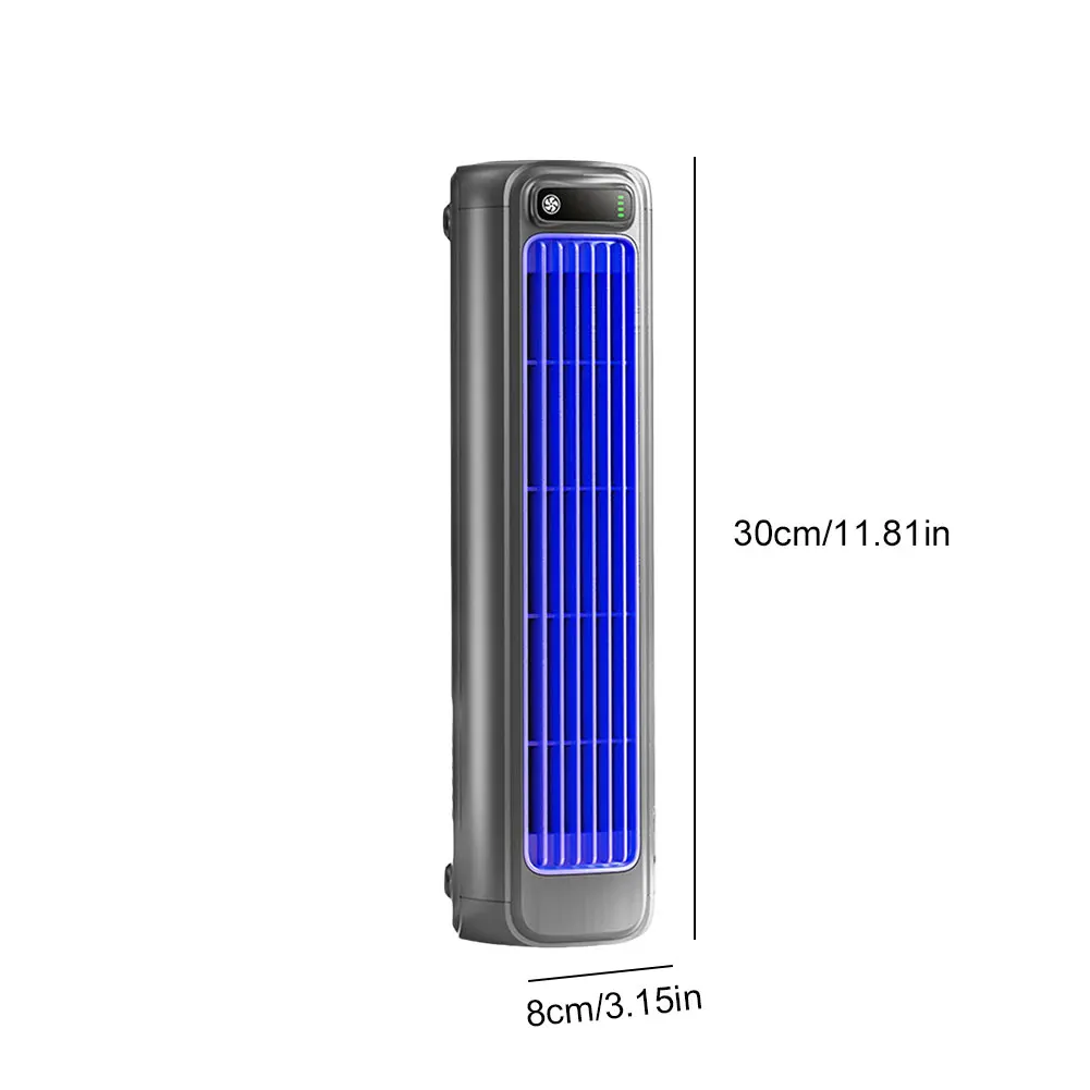 مروحة مكيف هواء محمولة 2000 مللي أمبير في الساعة مروحة برجية هادئة لسطح المكتب مروحة توزيع الحائط 3 سرعات قابلة للتعديل لمكتب غرفة المعيشة ﻿