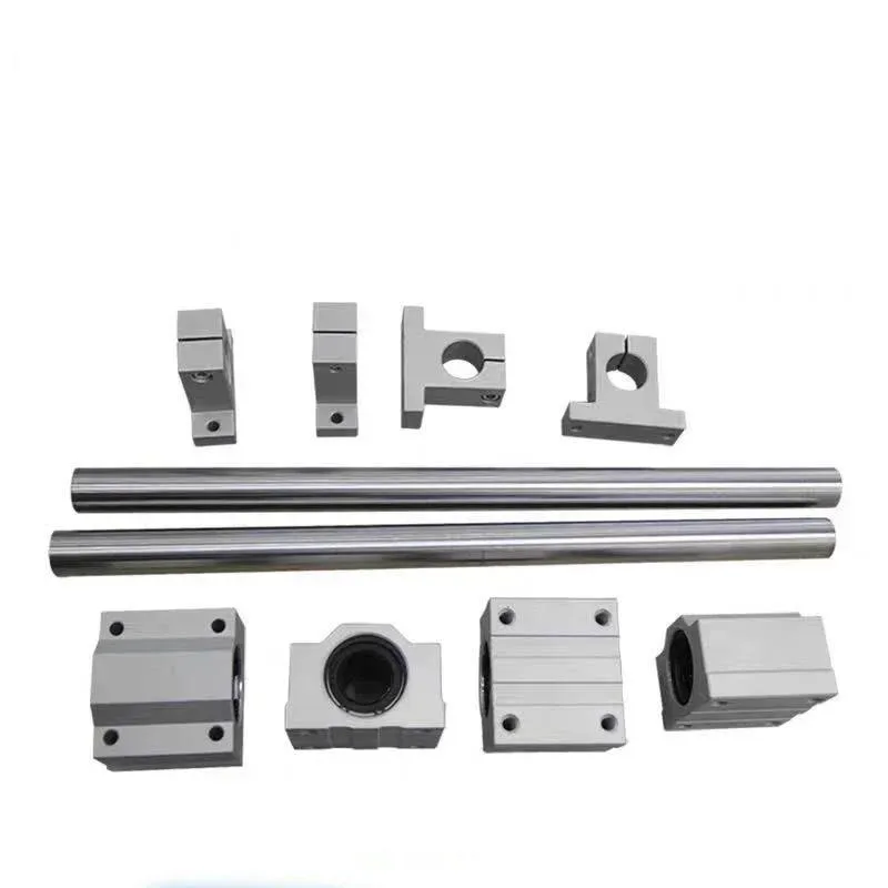 Optical Axis Set 2PCS Linear Shaft OD8/10/12/16mm 300 400 500 4Pcs SCS8/10/12/16UU Linear Bearing Blocks 4Pcs SK8/10/12 