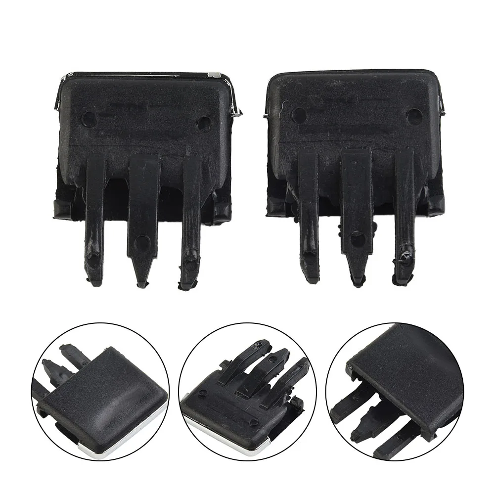 2X Auto For Air Conditioning Vent Black Louvre Slice Clip For Toyota For Corolla  AC Air Vent Grille Tab Clip Slider Repair Kit