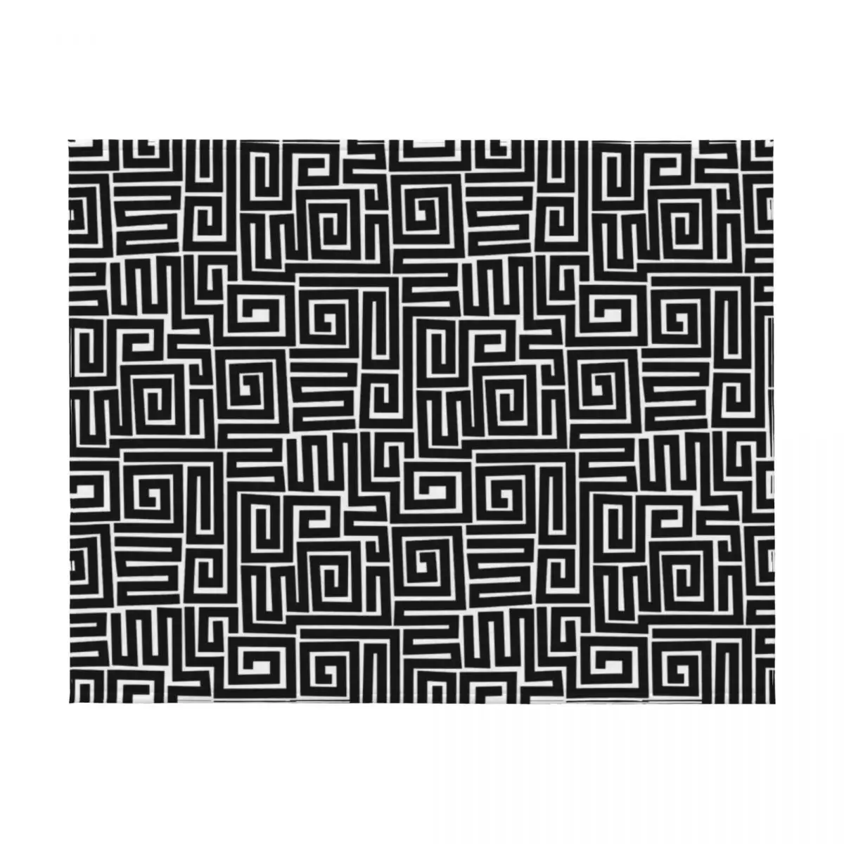 Kuba Style Pattern 280922 — черно-белое одеяло, тяжелое одеяло для сна, термобелье для путешествий, тяжелые одеяла