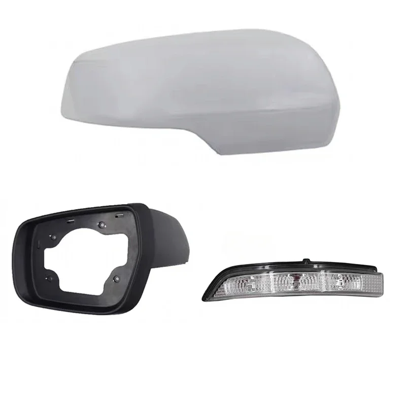 Auto Left Right Side Rearview Mirror Cover Turn Signal Light Trim Frame Holder for Changan CX70 2016 2017