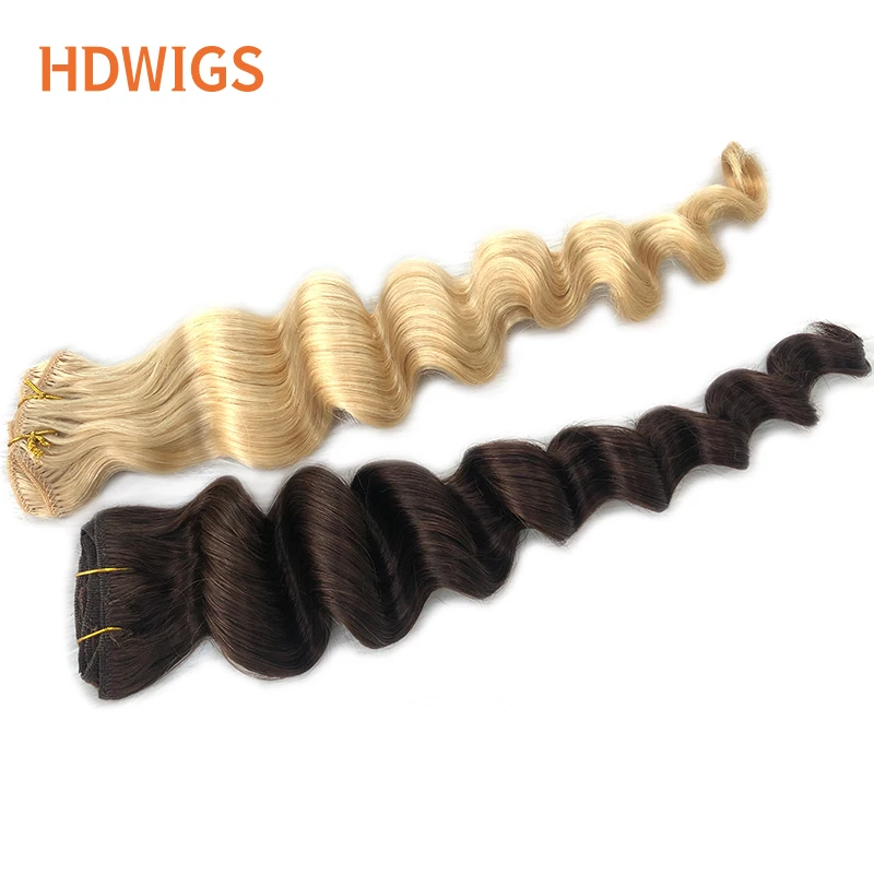 

7Clips in Hair Extension Human Hair Loose Wave Brazilian Remy Hair Extensions 70g 100g 120g Natural Hairpiece Clip in Human Hair