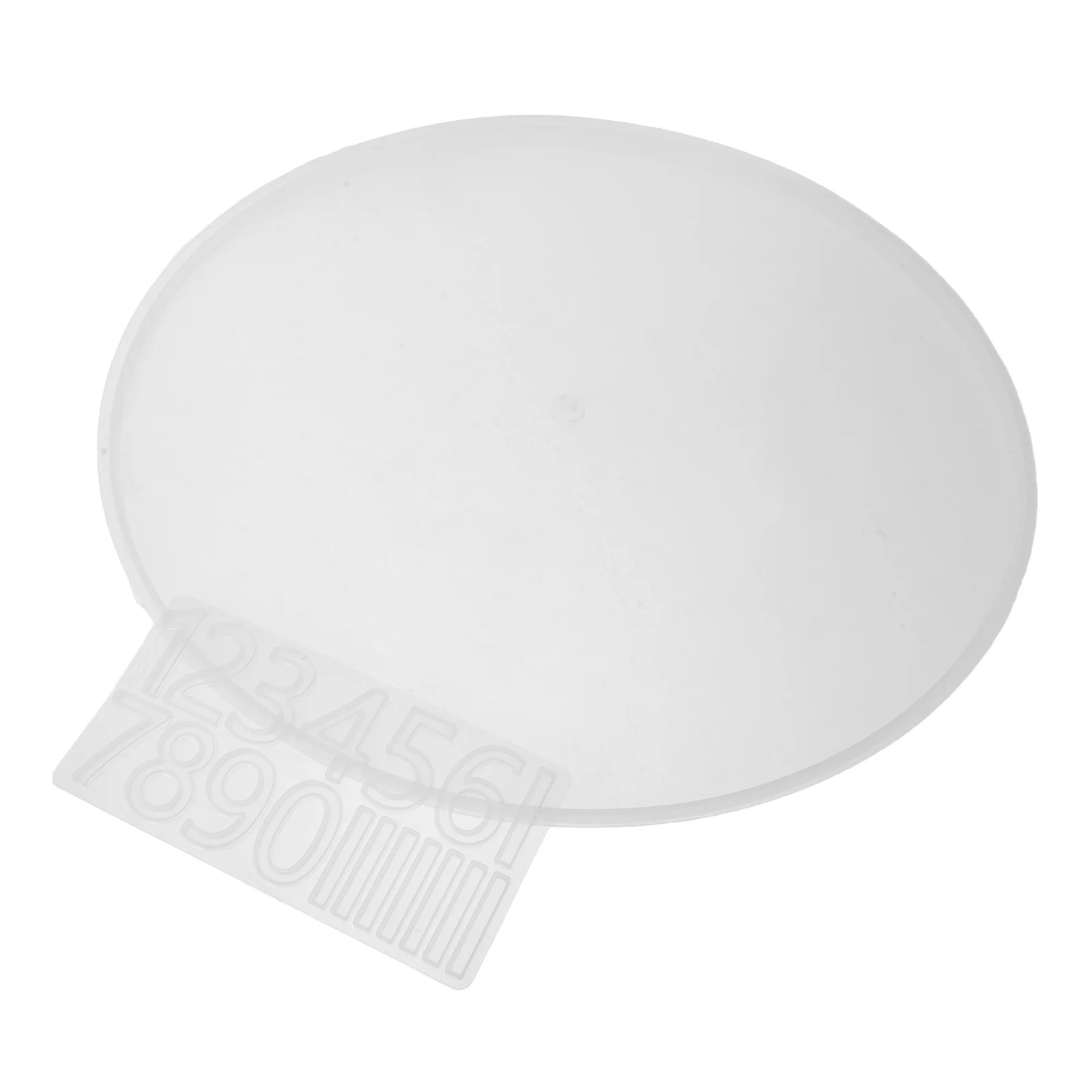 

1 Set Round Clock Silicone Mold 0-9 Arabic Numerals For Diy Epoxy Resin Casting Craft Wall Decoration Hanging Ornament Clock Art