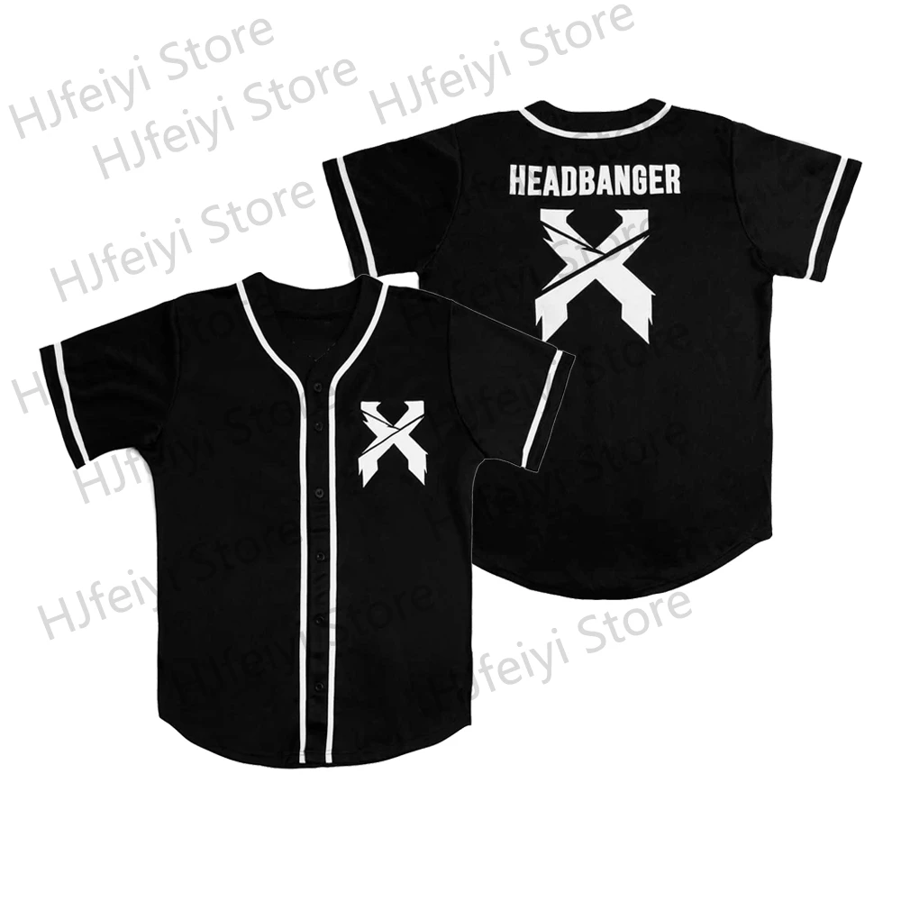 Excision Headbanger Baseball Jersey Merch Baseball Uniform T-Shirt Unisex Streetwear For Men/Women Y2k Baseball Shirts Top