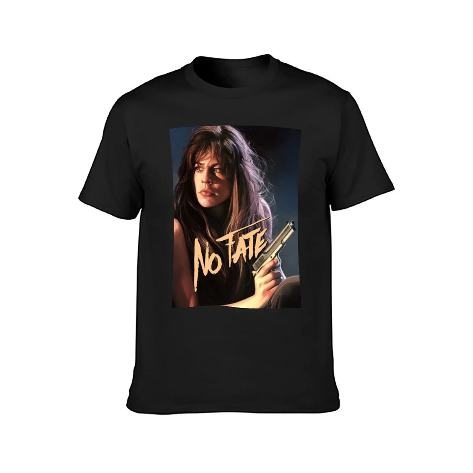 Sarah Connor T-Shirt funnys blacks quick drying Aesthetic clothing men workout shirt